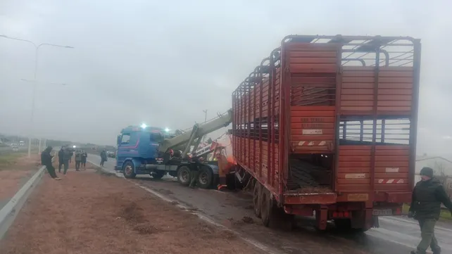 Tránsito normalizado en la autopista a Santa Fe tras horas de corte.