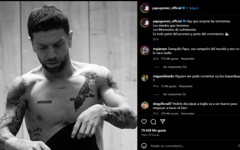 Tras los comentarios de Biglia, el Papu Gómez dio un mensaje