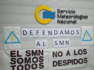 Paro en el Servicio Meteorológico Nacional impulsado por ATE