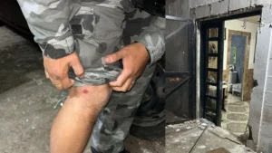 policía herido en un allanamiento