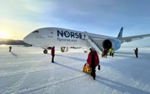 Un Boeing 787 Dreamliner aterrizó en la Antártida