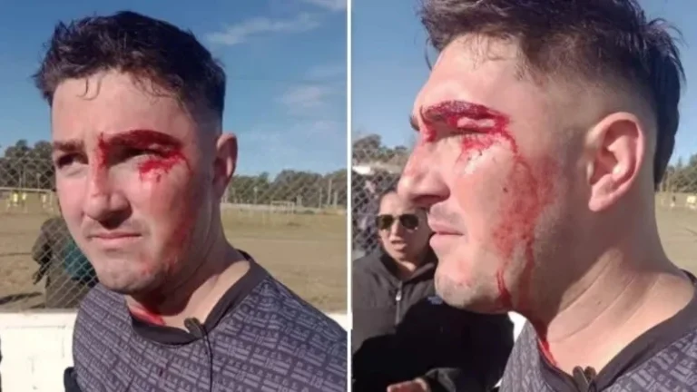 Rufino: un entrenador golpeó violentamente a un árbitro