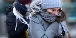 Frente frío polar provoca un marcado descenso de temperatura