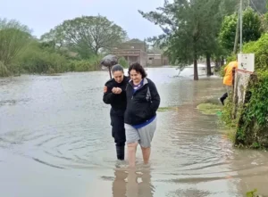 un fallecido en Vera y evacuados