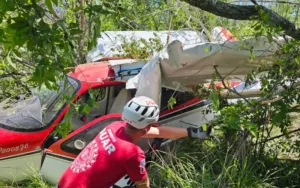 Córdoba: cayó una avioneta y los ocupantes sobrevivieron