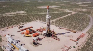 Escena de la explosión en el yacimiento de Vaca Muerta