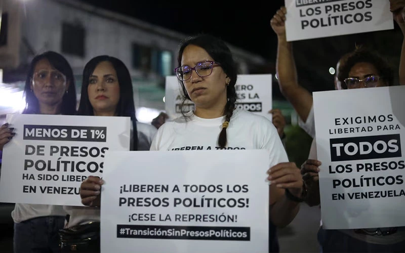Venezuela anunció que liberó a 116 presos políticos tras el cambio.