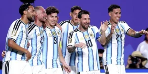 Victoria de la Selección Argentina ante Austria con goles de Messi
