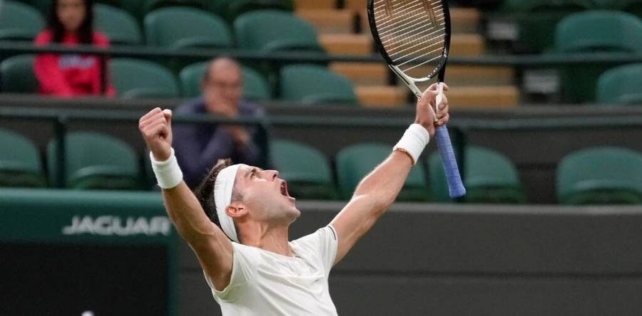 Etcheverry está en la segunda fase de Wimbledon