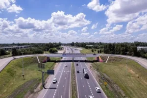 Ya funciona el tercer carril en la autopista a Santa Fe.