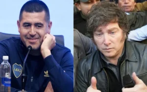 Javier Milei tras la eliminación de Boca