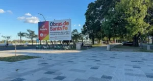 Obras viales en avenidas de la ciudad de Santa Fe