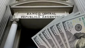 Fachada del Banco Central de la República Argentina