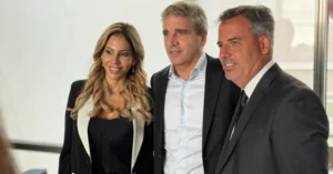 Caputo se reunió con Romina Diez y Marcos Peyrano en Rosario