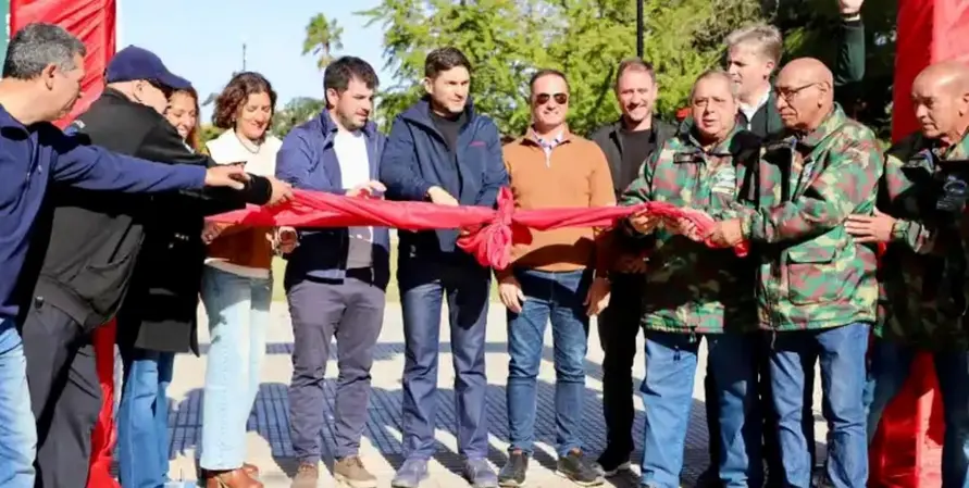 Chiarella resaltó el cambio en plaza San Martín de Venado Tuerto
