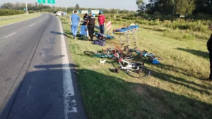 tragedia en Funes murió un ciclista