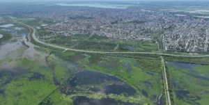 Crecida del río Salado en Santa Fe