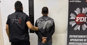 Patrullero en operativo policial en Cabín 9