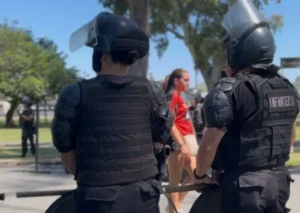 Incidentes en el Coloso Marcelo Bielsa durante el clásico rosarino