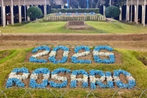 Trabajos en el calendario floral del Parque Independencia de Rosario