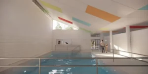 Santa Fe: El centro acuático del Hospital Alassia ya supera el 70%