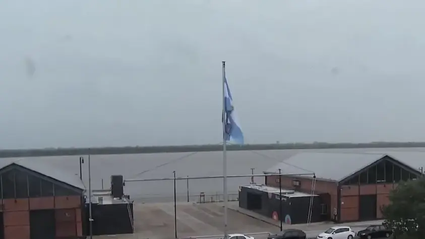 El río Paraná en Rosario se acerca a los 4 metros