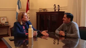 la vicegobernadora Gisela Scaglia con RLC Noticias