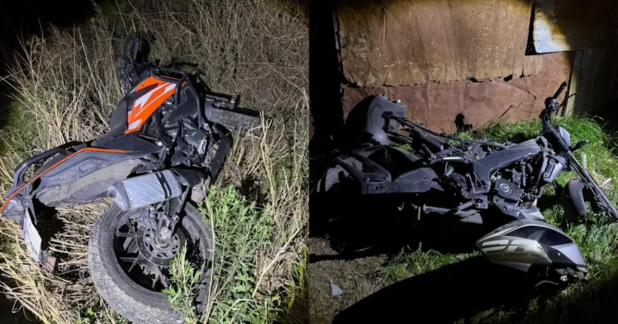 Hallan motos robadas abandonadas en un descampado de Rosario