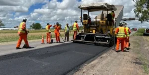 Obras viales en la Ruta Provincial 39 en Santa Fe