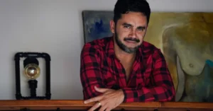 Gonzalo Heredia durante una presentación pública