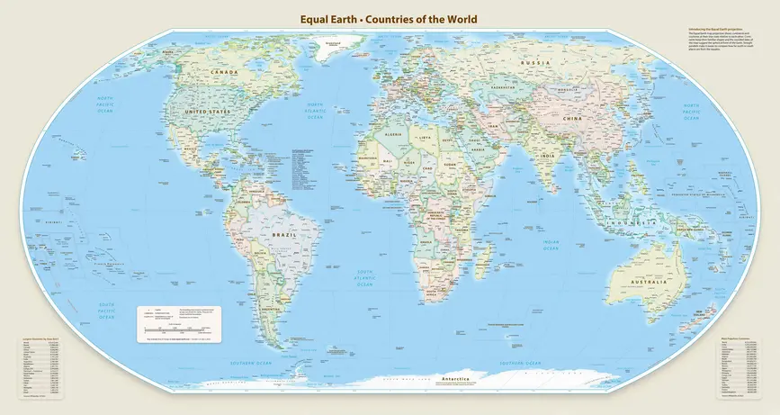 La ONU adopta el mapa Equal Earth y deja atrás a Mercator