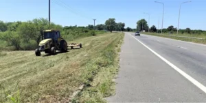 Trabajos de mantenimiento en rutas de la región de Santa Fe