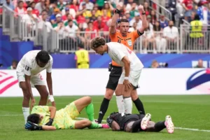 Selección de Marruecos celebra su clasificación a cuartos de final
