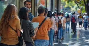 Personas buscando empleo en Rosario