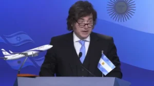 Milei anunció un vuelo directo entre Buenos Aires y Tel Aviv