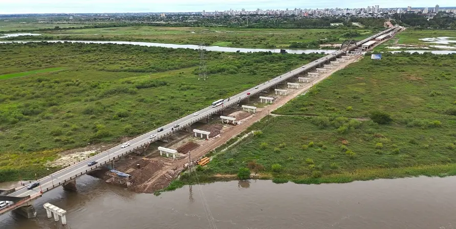 Nuevo Puente Carretero: la obra ya llegó al 40% de avance
