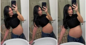 Oriana Sabatini durante una entrevista en televisión