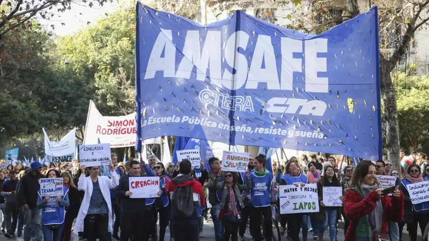 Paritaria docente: Amsafé reclama por pérdida salarial