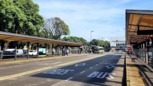 Colectivos urbanos detenidos durante una medida de fuerza