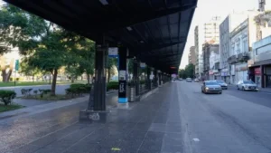 Paro nacional y suspensión del transporte urbano en Rosario