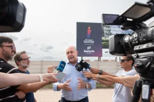 Perotti destacó el avance de las obras para los ODESUR 2026