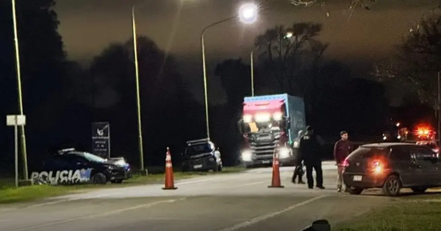 Atropellaron a un policía en la ruta 33, a la altura de Zavalla