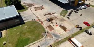 Obras de reparación en la terminal de ómnibus de Rafaela