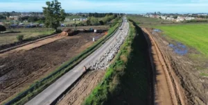 Obras sobre la Ruta 21 para mejorar el acceso al puerto en la región
