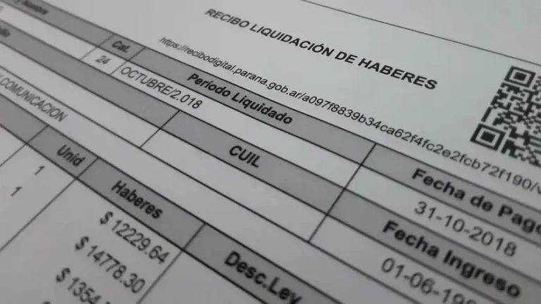 Cómo será el nuevo recibo de sueldo