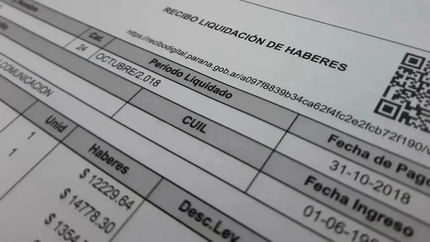Cómo será el nuevo recibo de sueldo