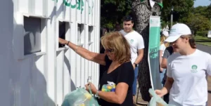 Rosario impulsa un plan de puntos para reciclar en Ecopuntos