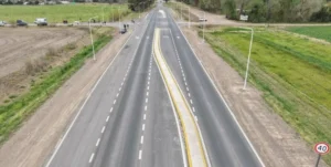 Obras viales en la Ruta 90 en la región de Santa Fe