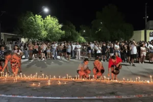 Escuela y patrullero tras el ataque en San Cristóbal