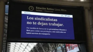 "Los sindicalistas no te dejan trabajar": el mensaje del Gobierno ante el paro de transporte